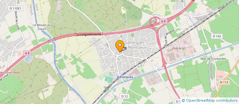 localisation de l'entreprise MADAME ALIZEE MUNIER  GALLARGUES-LE-MONTUEUX