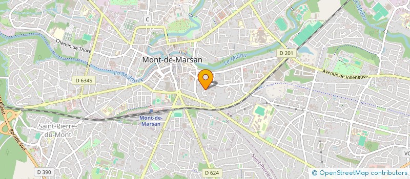 localisation de l'entreprise MADAME ALIZEE OLIVER à MONT-DE-MARSAN