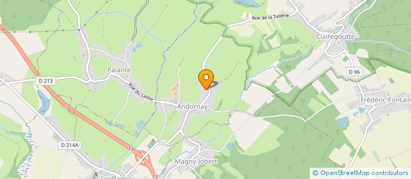 localisation de l'entreprise MADAME ALIZEE PAILLET  ANDORNAY