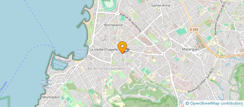 localisation de l'entreprise MADAME ALIZEE PANACCIULLI  MARSEILLE