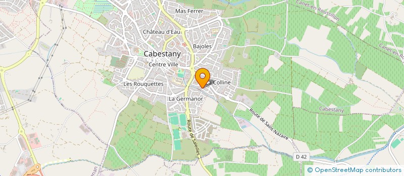localisation de l'entreprise MADAME ALIZEE PASCUAL à CABESTANY