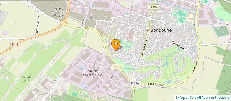 localisation de l'entreprise MADAME ALIZEE PEROMET à BONDOUFLE