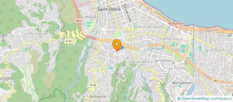 localisation de l'entreprise MADAME ALIZEE POTRON à SAINT-DENIS