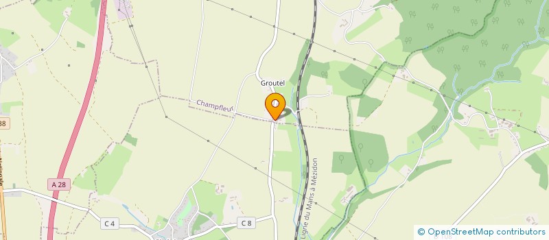 localisation de l'entreprise MADAME ALIZEE POTTIER  CHAMPFLEUR