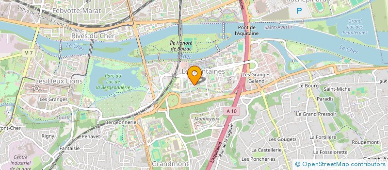 localisation de l'entreprise MADAME ALIZEE RIETH  TOURS