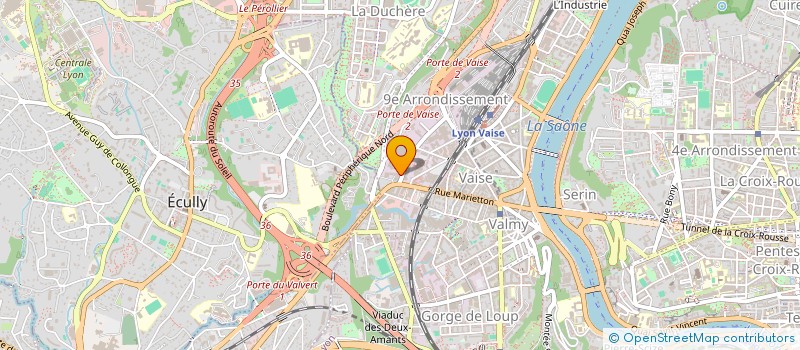 localisation de l'entreprise MADAME ALIZEE SABIN  LYON