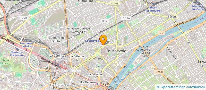 localisation de l'entreprise MADAME ALIZEE SALGUES à COURBEVOIE
