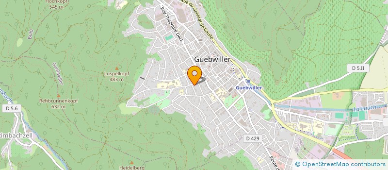 localisation de l'entreprise MADAME ALIZEE SCHWAAB  GUEBWILLER