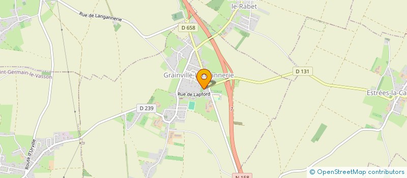 localisation de l'entreprise MADAME ALIZEE SYLVESTRE  GRAINVILLE-LANGANNERIE