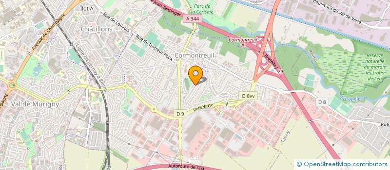 localisation de l'entreprise MADAME ALIZEE SZWARC  CORMONTREUIL