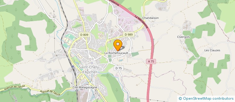 localisation de l'entreprise MADAME ALIZEE TUFFERY  SAINT-CHELY-D'APCHER