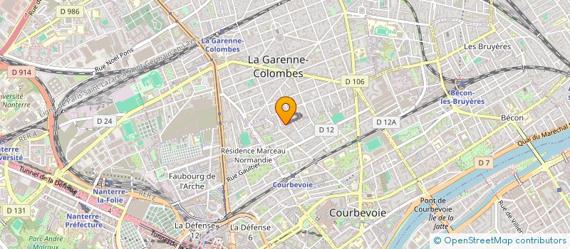 localisation de l'entreprise MADAME ALIZEE VALLADE à LA GARENNE-COLOMBES