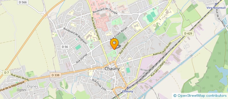 localisation de l'entreprise MADAME ALIZEE WILLOCQ à CHAUNY