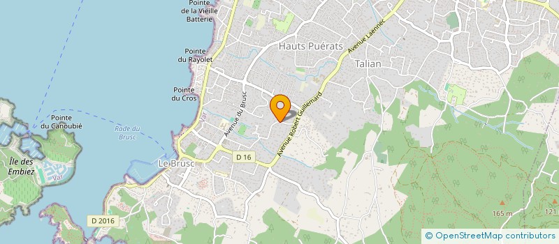 localisation de l'entreprise MADAME ALIZEE ZOELLIN à SIX-FOURS-LES-PLAGES
