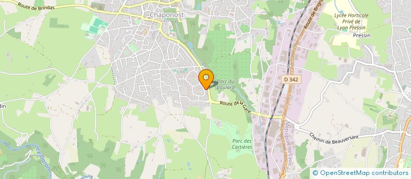 localisation de l'entreprise MADAME ALIZEEE NEUVILLE  CHAPONOST