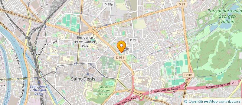 localisation de l'entreprise MADAME ALKHALY TOURE à SAINT-DENIS