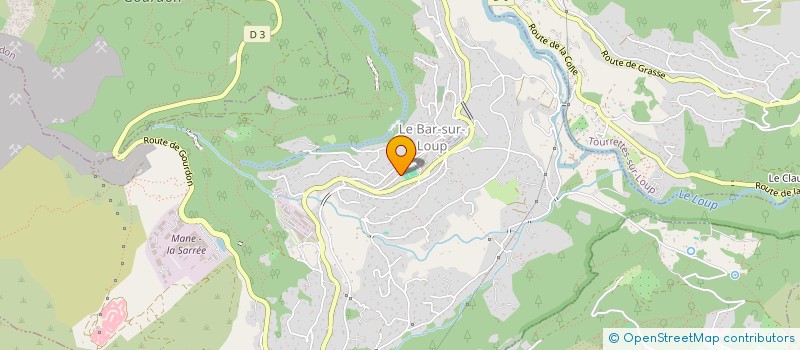 localisation de l'entreprise MADAME ALLA BOLDYREVA à LE BAR-SUR-LOUP