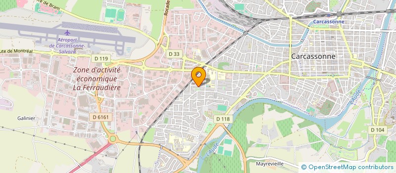 localisation de l'entreprise MADAME ALLA GOUKASSIAN  CARCASSONNE