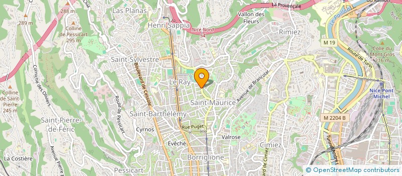 localisation de l'entreprise MADAME ALLA KRYZHANOVSKA à NICE