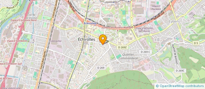 localisation de l'entreprise MADAME ALLA MANVELYAN  ECHIROLLES