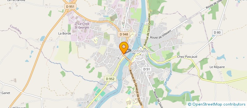 localisation de l'entreprise MADAME ALLANA ALDERSON à CONFOLENS