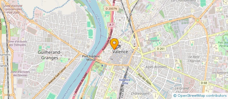 localisation de l'entreprise MADAME ALLAOUA BACHMAR à VALENCE