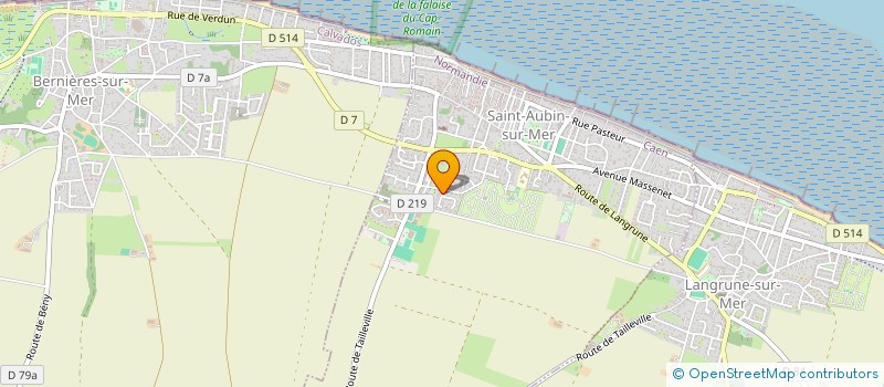 localisation de l'entreprise MADAME ALLEGRA CHECINSKI  SAINT-AUBIN-SUR-MER