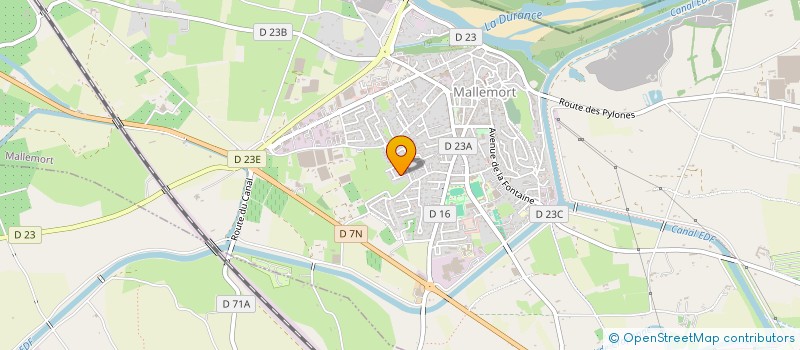 localisation de l'entreprise MADAME ALLICIA MARTEL  MALLEMORT