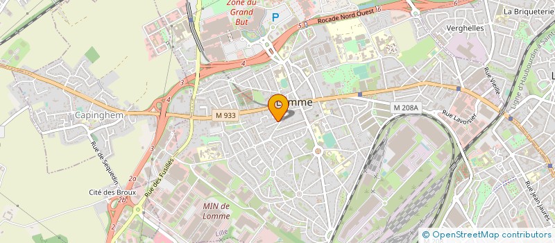 localisation de l'entreprise MADAME ALLISON BIRON à LILLE