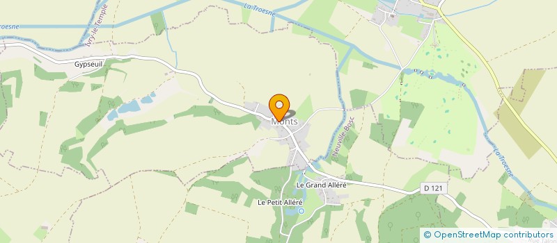 localisation de l'entreprise MADAME ALLISON BLANC  MONTS