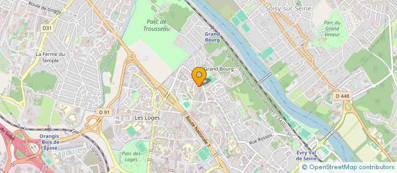 localisation de l'entreprise MADAME ALLISON BOTTON  EVRY-COURCOURONNES