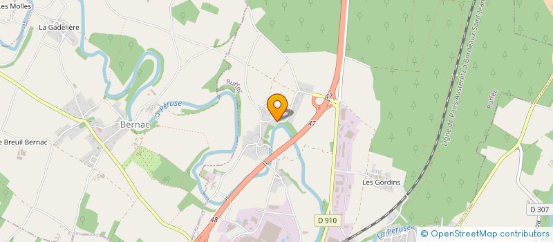 localisation de l'entreprise MADAME ALLISON BURGESS  RUFFEC