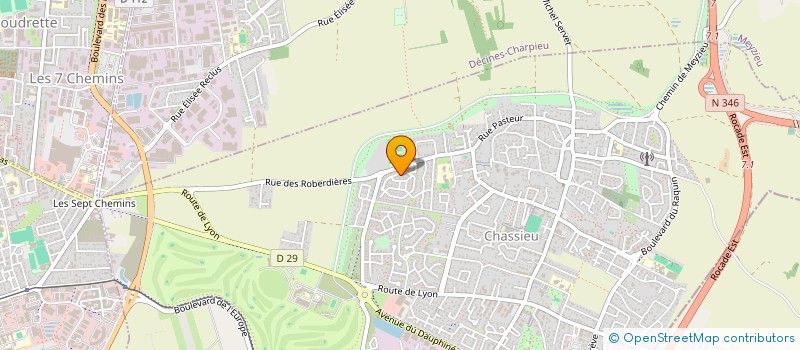 localisation de l'entreprise MADAME ALLISON CANU  CHASSIEU