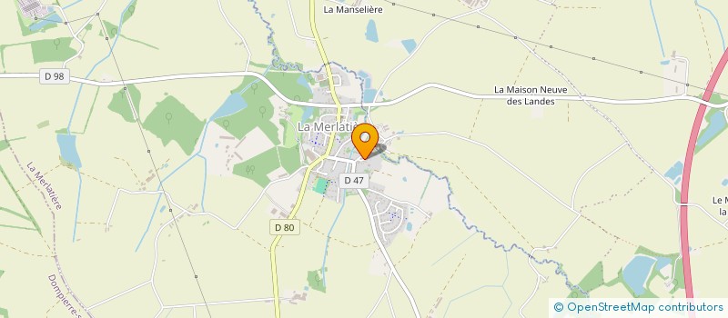 localisation de l'entreprise MADAME ALLISON CRESPO  LA MERLATIERE