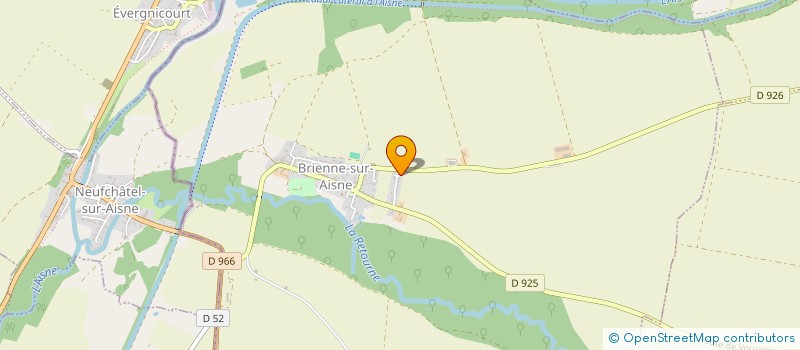 localisation de l'entreprise MADAME ALLISON DO OUTEIRO BARBOSA  BRIENNE-SUR-AISNE