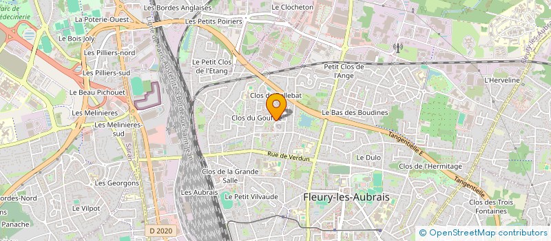 localisation de l'entreprise MADAME ALLISON FERNANDES à FLEURY-LES-AUBRAIS