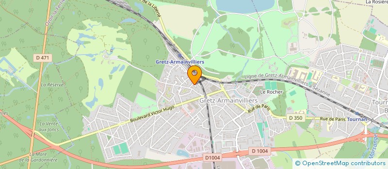 localisation de l'entreprise MADAME ALLISON GEENEN  GRETZ-ARMAINVILLIERS