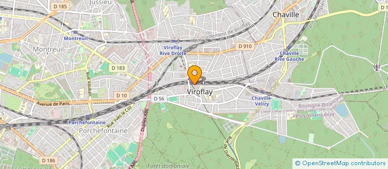 localisation de l'entreprise MADAME ALLISON GOURAUD  VIROFLAY