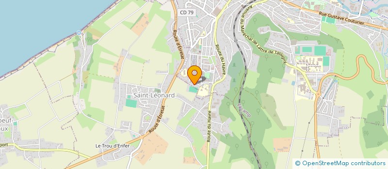 localisation de l'entreprise MADAME ALLISON GRENIER  FECAMP