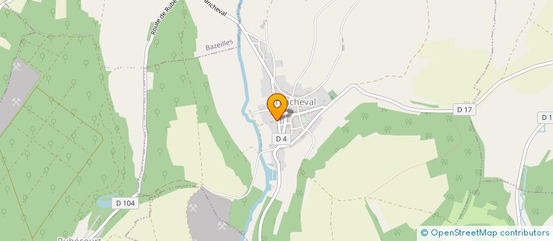 localisation de l'entreprise MADAME ALLISON GUILLAUME  FRANCHEVAL