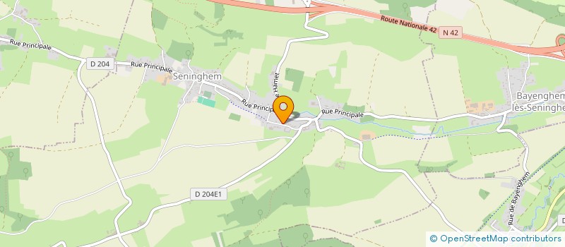 localisation de l'entreprise MADAME ALLISON HAPPE  SENINGHEM