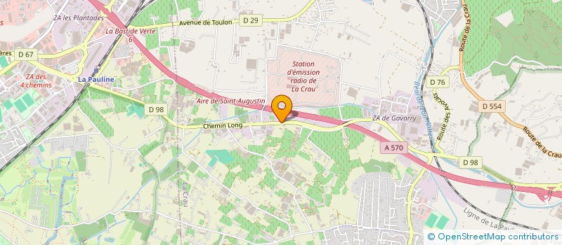 localisation de l'entreprise MADAME ALLISON HEYMES  LA CRAU