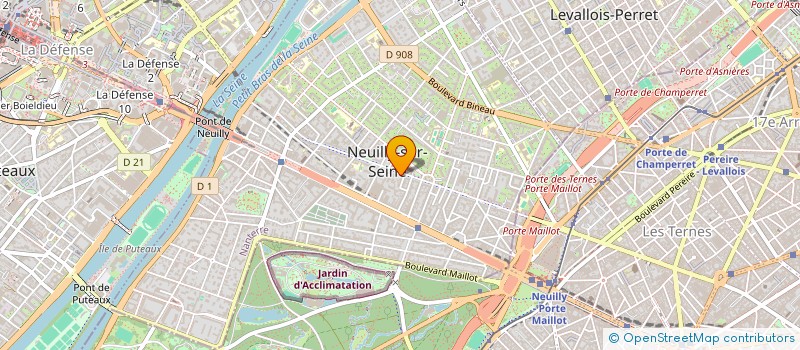 localisation de l'entreprise MADAME ALLISON LE PAPE à NEUILLY-SUR-SEINE