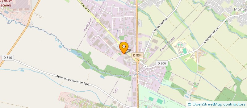 localisation de l'entreprise MADAME ALLISON LEPOLARD  SERRES-CASTET