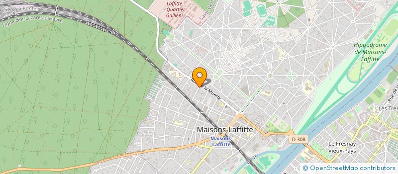 localisation de l'entreprise MADAME ALLISON LINKHORN à MAISONS-LAFFITTE