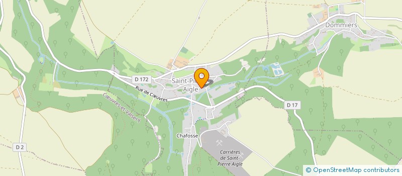 localisation de l'entreprise MADAME ALLISON MARTIN  SAINT-PIERRE-AIGLE