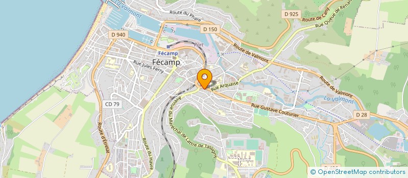 localisation de l'entreprise MADAME ALLISON MASSET  FECAMP