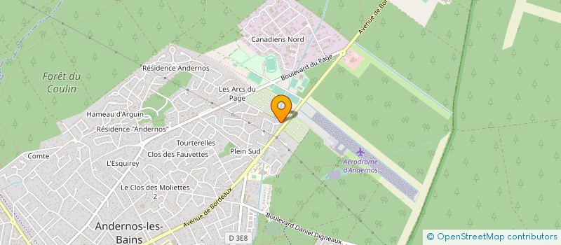 localisation de l'entreprise MADAME ALLISON MILLIEZ à ANDERNOS-LES-BAINS