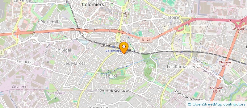 localisation de l'entreprise MADAME ALLISON MONTERRAIN à COLOMIERS