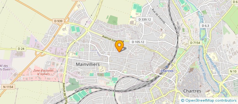 localisation de l'entreprise MADAME ALLISON MOREAU à MAINVILLIERS